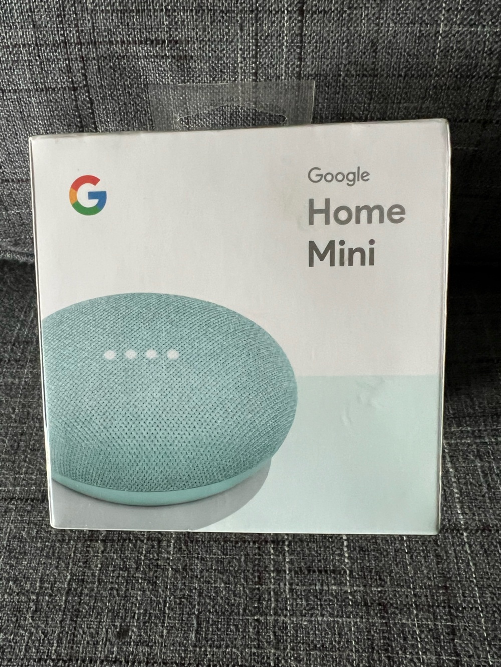 google Home Mini Smart Speaker - Aqua